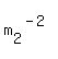 m%5B2%5D%5E%28-2%29