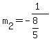 m%5B2%5D+=+-%281%29%2F%288%2F5%29