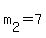 m%5B2%5D+=+7
