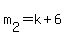 m%5B2%5D+=+k+%2B+6