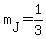 m%5BJ%5D+=+1%2F3