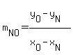 m%5BNO%5D=%28y%5BO%5D-y%5BN%5D%29%2F%28x%5BO%5D-x%5BN%5D%29