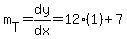 m%5BT%5D=dy%2Fdx=12%281%29%2B7