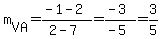 m%5BVA%5D=%28-1-2%29%2F%282-7%29=%28-3%29%2F%28-5%29=3%2F5