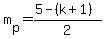 m%5Bp%5D=%285-%28k%2B1%29%29%2F2