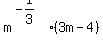 m%5E%28-1%2F3%29%283m-4%29