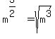 m%5E%283%2F2%29=sqrt%28m%5E3%29