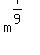 m%5E%287%2F9%29