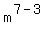 m%5E%287-3%29
