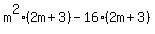m%5E2%282m%2B3%29-16%282m%2B3%29