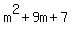 m%5E2%2B9m%2B7