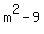 m%5E2+-9%29