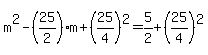 m%5E2-%2825%2F2%29m%2B%2825%2F4%29%5E2=5%2F2%2B%2825%2F4%29%5E2