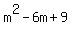 m%5E2-6m%2B9