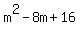 m%5E2-8m%2B16