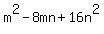 m%5E2-8mn%2B16n%5E2