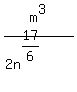 m%5E3%2F%282n%5E%2817%2F6%29%29