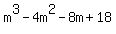 m%5E3-4m%5E2-8m%2B18