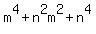 m%5E4+%2B+n%5E2m%5E2+%2B+n%5E4