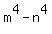 m%5E4-n%5E4