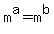 m%5Ea+=+m%5Eb