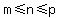 m+%3C=+n+%3C=+p