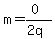 m+=+%280%29%2F%282q%29