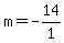m+=+-14%2F1