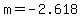 m+=+-2.618