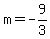m+=+-9%2F3