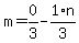 m+=+0%2F3+-+1%2An%2F3