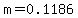 m+=+0.1186
