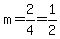 m+=+2%2F4+=+1%2F2