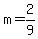 m+=+2%2F9