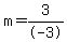 m+=+3%2F-3
