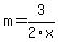 m+=+3%2F2x