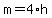 m+=+4%2Ah%29
