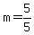 m+=+5%2F5