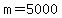 m+=+5000