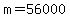m+=+56000