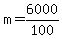 m+=+6000+%2F+100