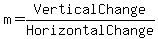 m+=+Vertical+Change+%2F+Horizontal+Change
