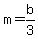 m+=+b%2F3