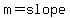 m+=+slope