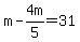 m-4m%2F5=31