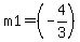m1=%28-4%2F3%29