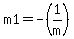 m1=-%281%2Fm%29