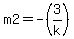 m2=-%283%2Fk%29