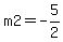 m2=-5%2F2
