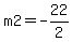m2+=+-22%2F2+